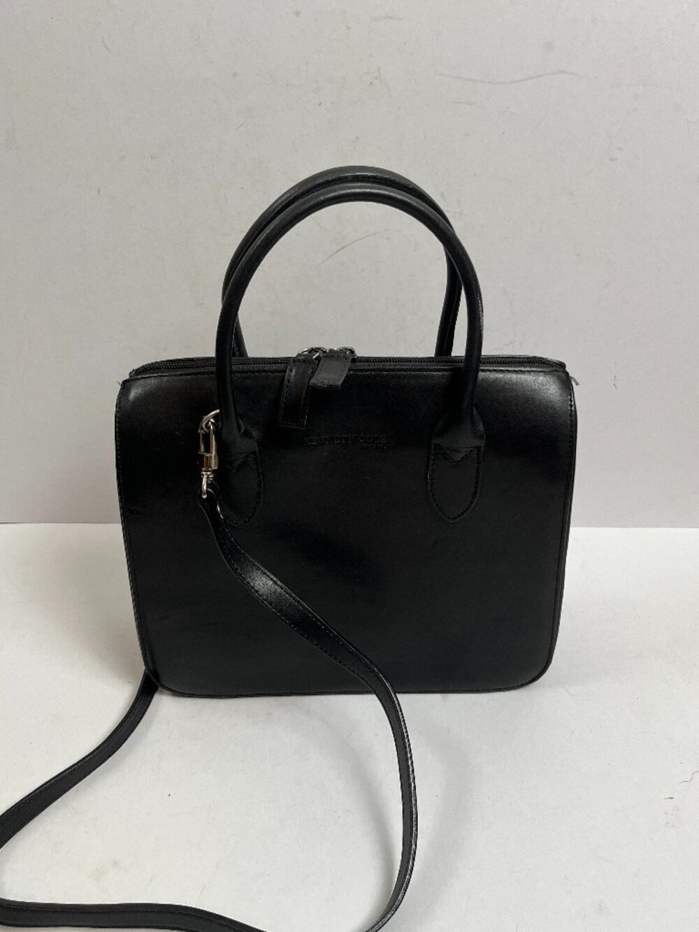 1990 Kenneth Cole Black Minimalist Handbag